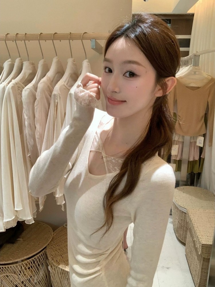 2026 New Soft Lace Panel Knit Cardigan for Women - Image 2