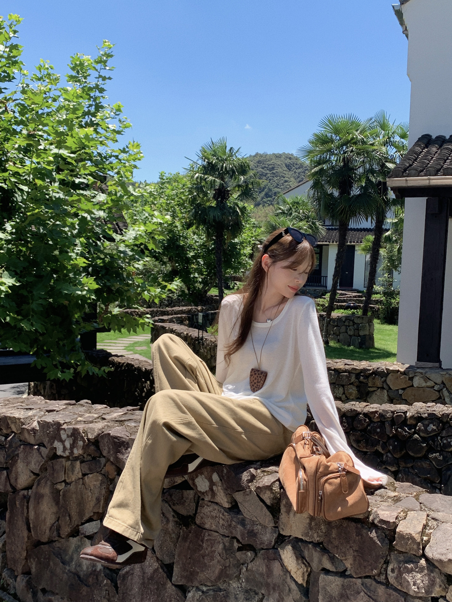 Women's Round Neck Knit Cardigan Loose Long Sleeve Lazy Style Slimming Top Fall Winter Sweater - Style 414346 - Image 4