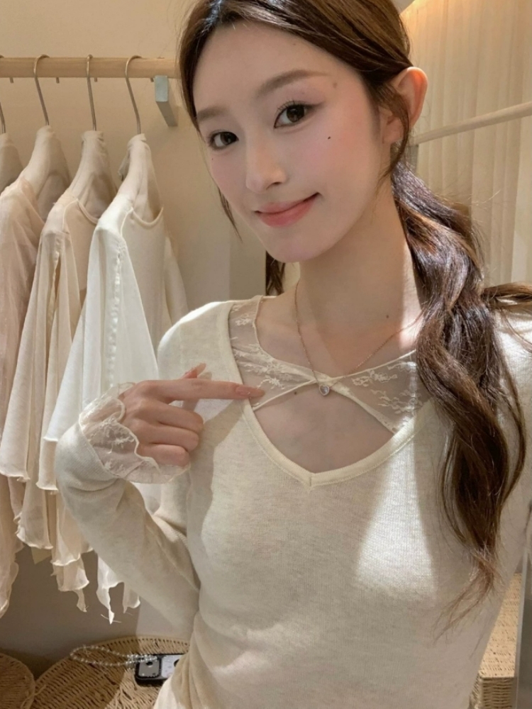 2026 New Soft Lace Panel Knit Cardigan for Women